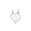Zlatý prívesok Srdiečko  pre dvoch