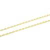 Zlatá pilovaná retiazka zo žltého zlata - 4 mm
