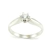 Zásnubný prsteň z bieleho zlata Andrea