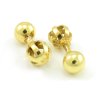 Náušnice zo žltého zlata guličky priemer 4 mm na balón
