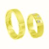 Zlaté Svadobné obrúčky zo žltého zlata