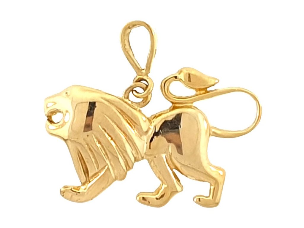 014 910/Zlatý přívěsek "lev"