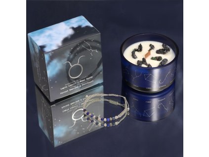 Býk - Kryštálová Sviečka s Náramkom