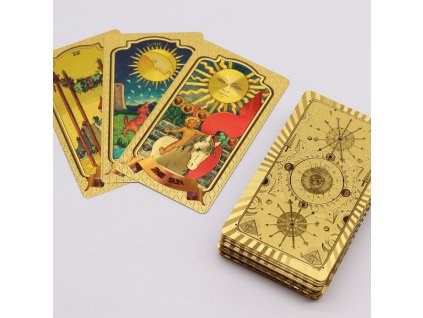 zlaté tarotové karty 78ks