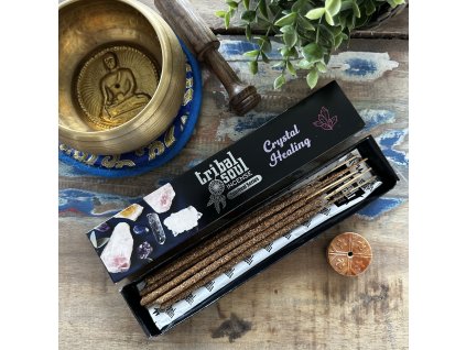 Kryštálové Liečenie Vonné Tyčinky Tribal Soul + Stojan