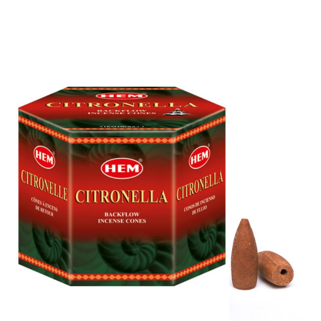 Hem Backflow Vonné Kužele Citronella
