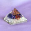 Orgonitová Pyramída Ametyst & Kryštál
