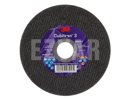 Rezný kotúč keramický 3M Cubitron III 125 x 1 x 22,23 mm T41 86647