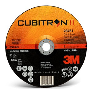 Rezný kotúč keramický 3M Cubitron II 125 x 1 x 22,23 mm T41