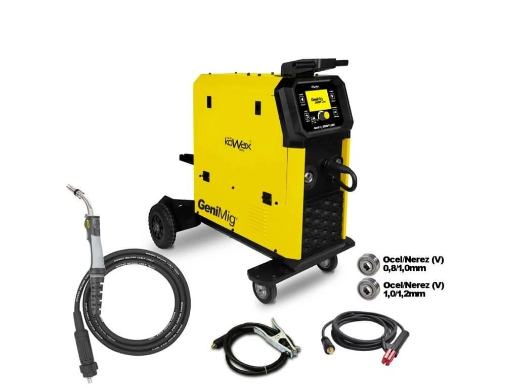 Zvárací invertor GeniMig 350DP LCD 5" MIG/MAG/LiftTIG KOWAX