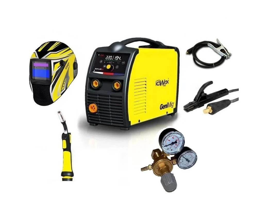 Zváračka GeniMig 220 LCD KOWAX set