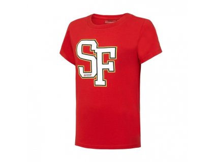 SF graphic tee red (Velikost XL)