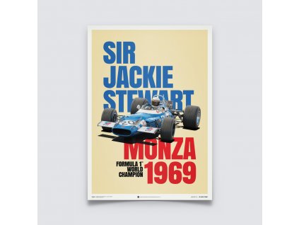 18235 posters matra ms80 sir jackie stewart monza victory 1969 unlimited edition