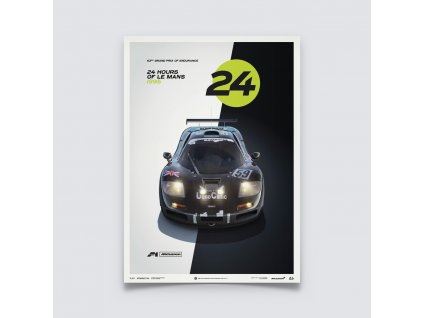 18247 7 posters mclaren f1 gtr 24 hours of le mans unlimited edition