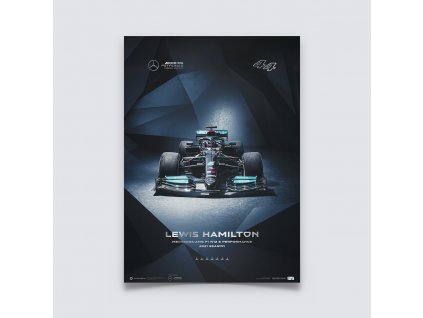 18322 posters mercedes amg petronas f1 team lewis hamilton 2021 collector s edition