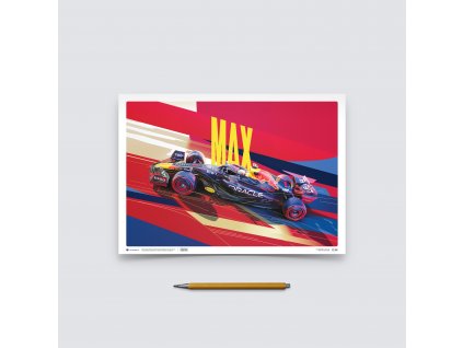 19291 posters oracle red bull racing max verstappen 2022 mini edition 21 x 30 cm