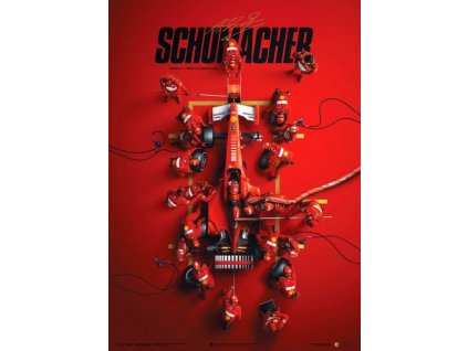 5122 ferrari f1 2000 michael schumacher pit stop u l edition poster