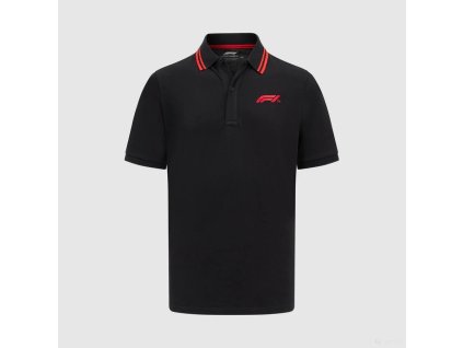 F1 panske polo tricko cerne 2025