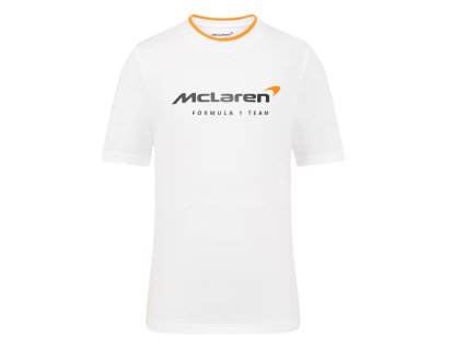 McLaren F1 2025 pánské tričko Core Essentials white