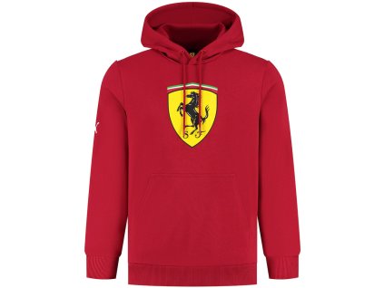 scuderia ferrari puma large shield hooded sweat red ss5 p 202359031+pv 2+u e2w6ofaenxajavkll3gy+v ssxyobezkcppgmju00ht