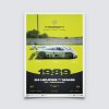 20248 posters sauber mercedes c9 24h le mans 100th anniversary 1989 limited edition of 200 50 x 70 cm