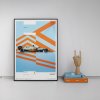 18289 1 posters mclaren x gulf daniel ricciardo 2021 edition 2 limited edition