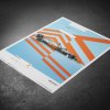 18289 4 posters mclaren x gulf daniel ricciardo 2021 edition 2 limited edition