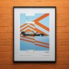 18289 6 posters mclaren x gulf daniel ricciardo 2021 edition 2 limited edition