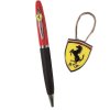 Scuderia Ferrari Maranello dárkový set- Ballpoint pero a přívesek v krabičce