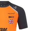 McLaren F1 2025 týmové tričko Lando Norris oranžové