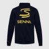 SENNA LEGACY FLEECE 1 4 ZIP MENS ASLE03002NVY BACK GBG 11zon