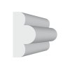 Sádrový dekorační roh 19,5x19,5 cm 33640