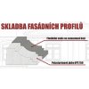 Skladba fasádních profilů