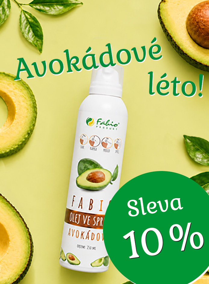 Sleva na avokádový olej ve spreji