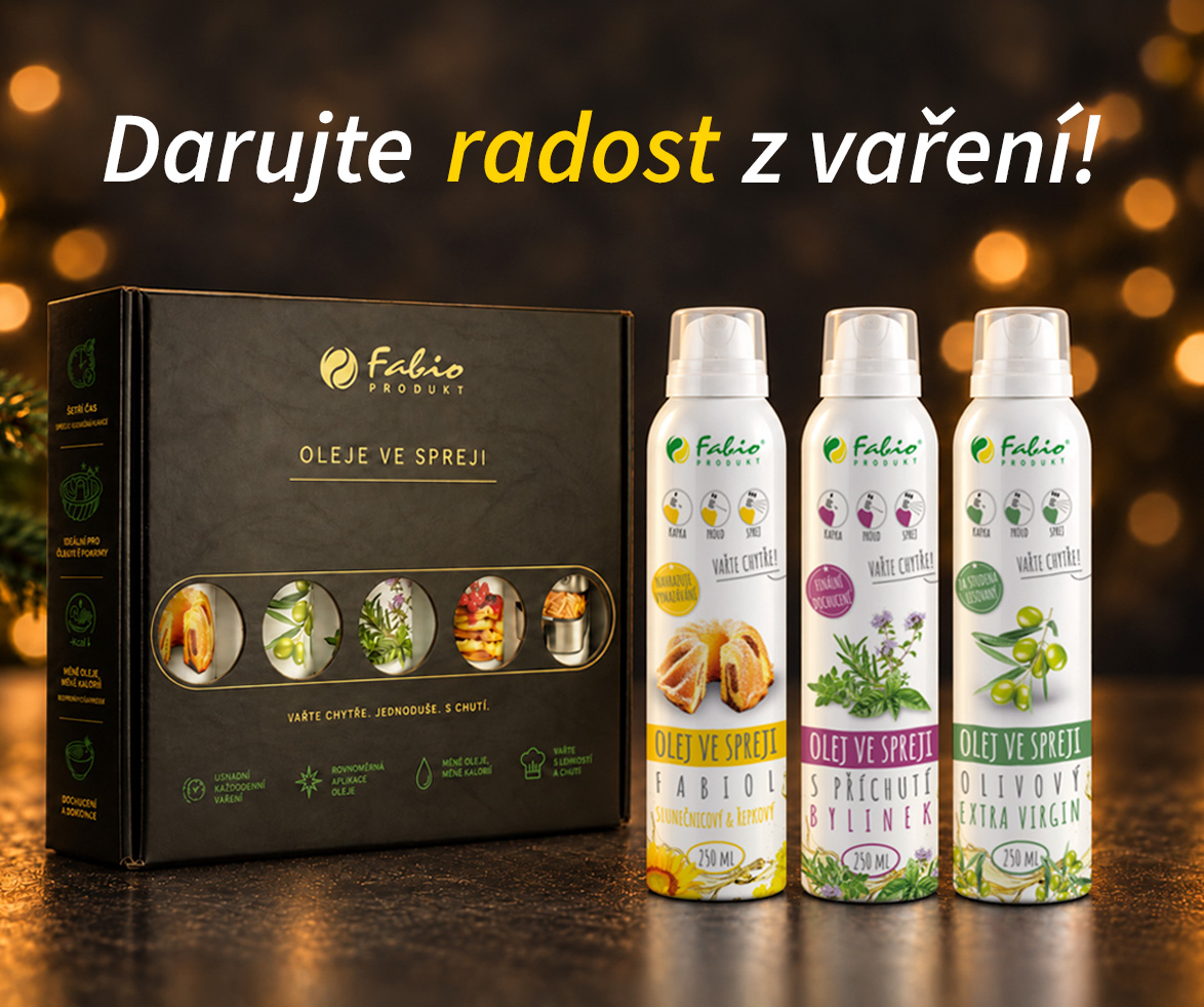 Dárková balení olejů ve spreji