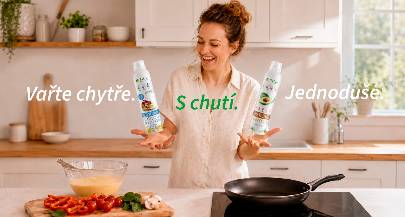 Oleje ve spreji Fabio - vařte s chutí!