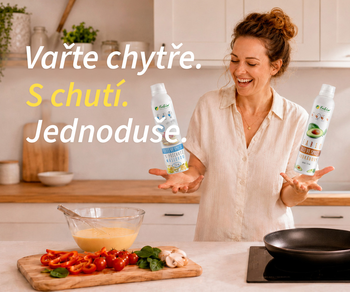 Oleje ve spreji Fabio - vařte s chutí!