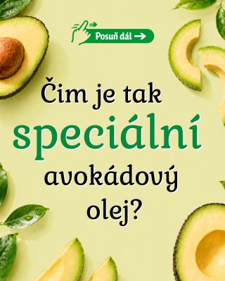 Na sladké i slané, do teplé i studené kuchyně… 🥑 Jaké další výhody v sobě avokádový olej ukrývá? Prolistujte galerii a...
