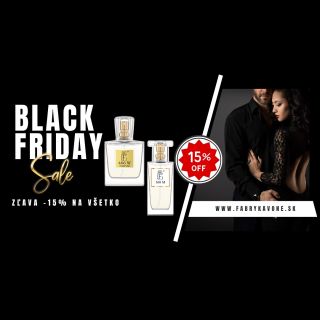 Black friday -15% www.fabrykavone.sk