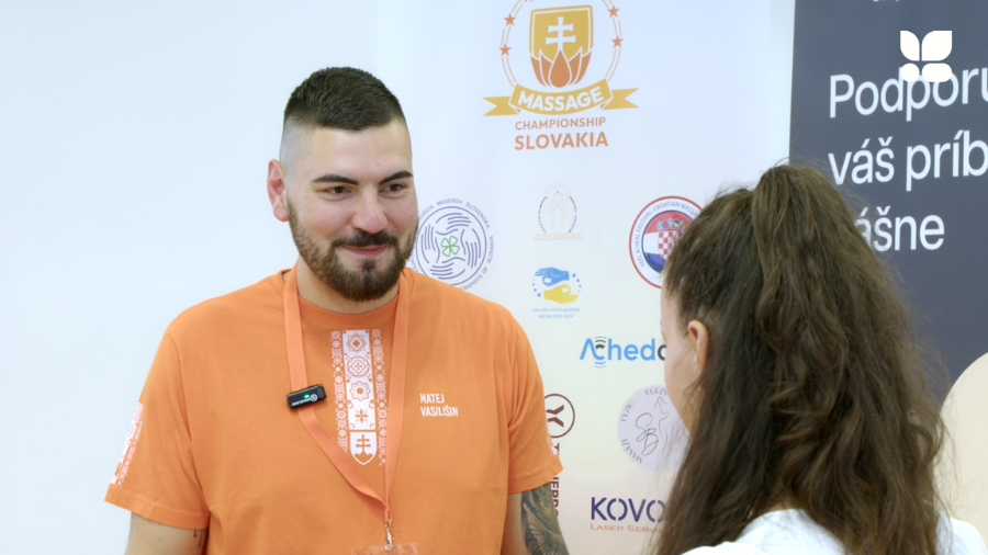 (VIDEO) “Soutěž je motor, který nás posouvá vpřed“ – rozhovor s Matějem Vasilišinem ze Slovakia Massage Championship