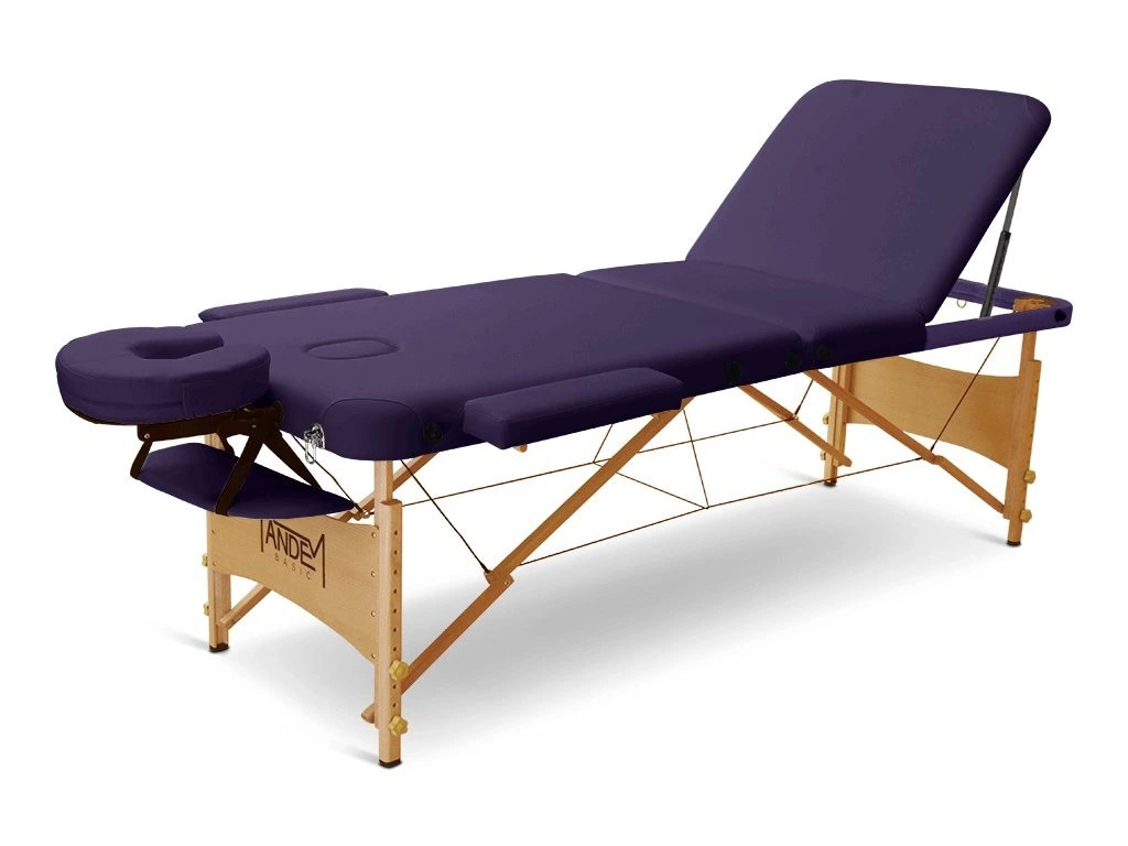 skladaci masazni stul tandem basic 3 fialova