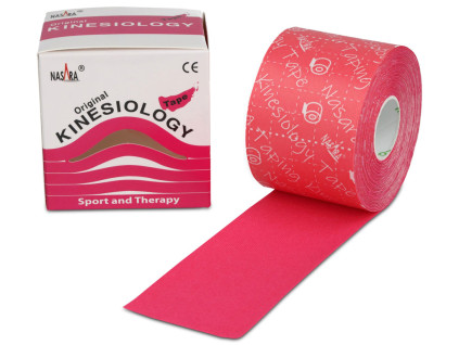 kineziologicky tejp nasara 5cm | ruzova | 1