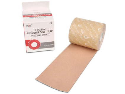 kineziologicky tejp nasara 7,5cm | bezova | 1