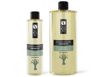 sara beauty spa prirodni rostlinny masazni olej citronova trava | 250 a 1000 ml