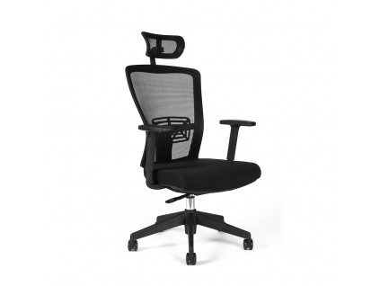 Ergonomická kancelářská židle s podhlavníkem OfficePro Themis SP černá