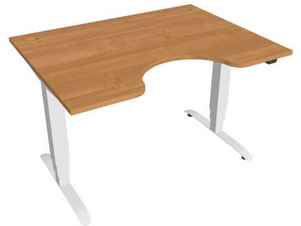 Elektricky výškově stavitelný stůl Hobis Motion Ergo - 3 segmentový, standardní ovladač  Šířka 120-180 cm / 27 barevných variant