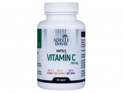 ADELLE DAVIS - VITAMIN C, 500 MG, 60 KAPSLI
