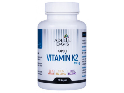 ADELLE DAVIS - VITAMIN K2 (MK-7), 100 MCG, 60 KAPSLI
