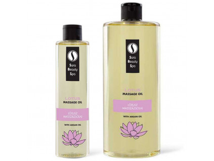sara beauty spa prirodni rostlinny masazni olej lotus | 250 a 1000 ml