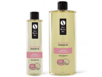sara beauty spa prirodni rostlinny masazni olej macaron | 250 a 1000 ml